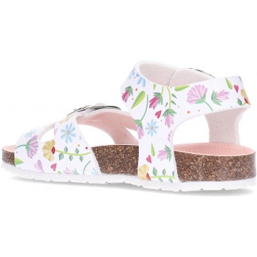Pablosky Bio 439604 Mädchen-Sandalen BLANCO_FANTASIA