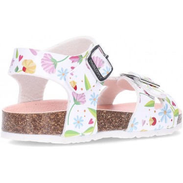 Pablosky Bio 439604 Mädchen-Sandalen BLANCO_FANTASIA