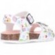 Pablosky Bio 439604 Mädchen-Sandalen BLANCO_FANTASIA