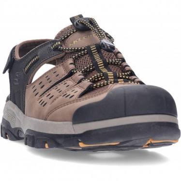 SKECHERS Tresmen Menard Herren Sandale 205113 BROWN_BLACK