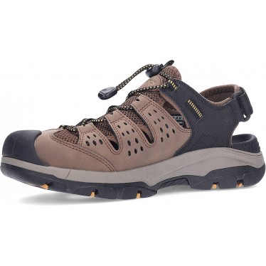 SKECHERS Tresmen Menard Herren Sandale 205113 BROWN_BLACK
