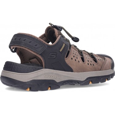 SKECHERS Tresmen Menard Herren Sandale 205113 BROWN_BLACK