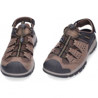 SKECHERS Tresmen Menard Herren Sandale 205113 BROWN_BLACK