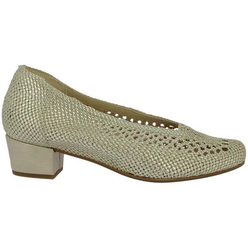 Doctor Cutillas 81254 Geflochtene Pumps PLATINO