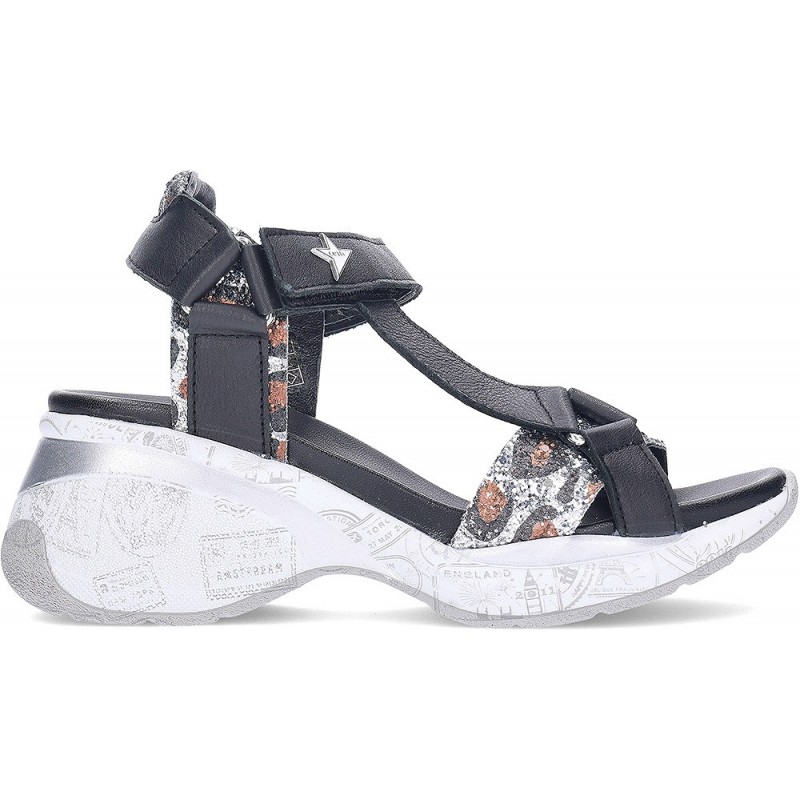 CETTI C-1317 V25 Damensandalen NEGRO