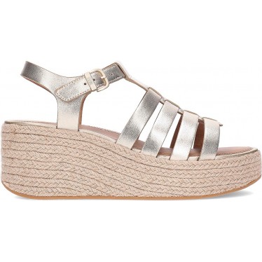 FITFLOP Plateau Espadrille JF5 Damen Sandalen PLATINO