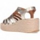 FITFLOP Plateau Espadrille JF5 Damen Sandalen PLATINO