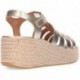 FITFLOP Plateau Espadrille JF5 Damen Sandalen PLATINO