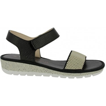Doctor Cutillas 35329 Selbstklebende Damensandalen NEGRO