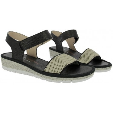 Doctor Cutillas 35329 Selbstklebende Damensandalen NEGRO