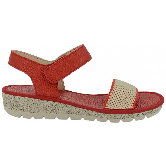 Doctor Cutillas 35329 Selbstklebende Damensandalen CARMIN Doctor Cutillas 35329 Selbstklebende Damensandalen CARMIN