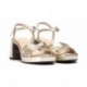WONDERS Danna G-6810 Sandalen mit Absatz PLATINO