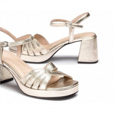 WONDERS Danna G-6810 Sandalen mit Absatz PLATINO