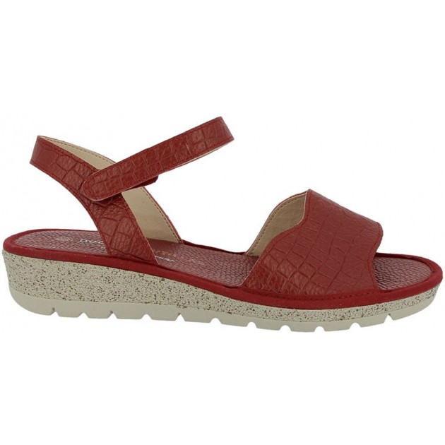 Doctor Cutillas 35325 Selbstklebende Damensandale ROJO Doctor Cutillas 35325 Selbstklebende Damensandale ROJO