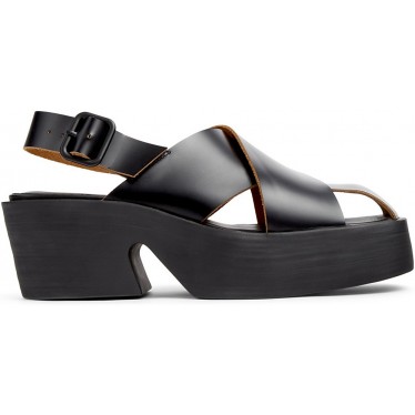 CAMPER Billie K201725 Ledersandalen NEGRO_001