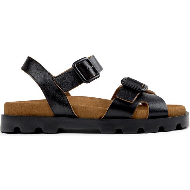 Damensandalen CAMPER Brutus Sandal K201768 NEGRO_001 Damensandalen CAMPER Brutus Sandal K201768 NEGRO_001