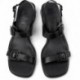CAMPER Kora Sandal K201739 Ledersandalen NEGRO_001