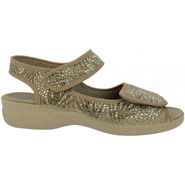 Doctor Cutillas Damensandalen 21757 Selbsthaftend BEIG Doctor Cutillas Damensandalen 21757 Selbsthaftend BEIG