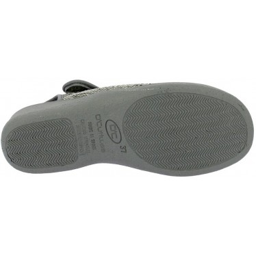 Doctor Cutillas Damensandalen 21757 Selbsthaftend ANTRACITA