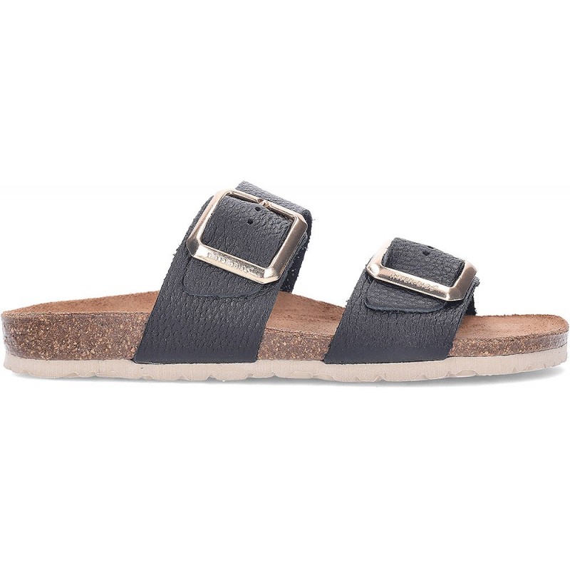 INTERBIOS 7232 Ledersandalen NEGRO