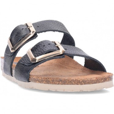 INTERBIOS 7232 Ledersandalen NEGRO