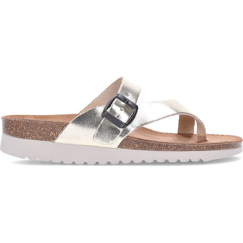 INTERBIOS 7119-MG Damensandalen PLATINO
