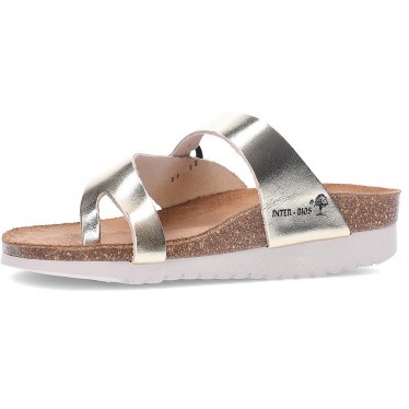 INTERBIOS 7119-MG Damensandalen PLATINO