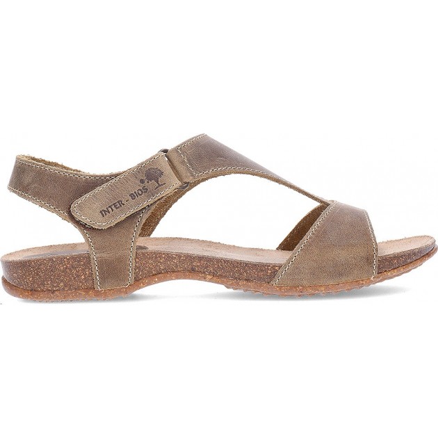 INTERBIOS 4420 Damensandalen KAKI INTERBIOS 4420 Damensandalen KAKI