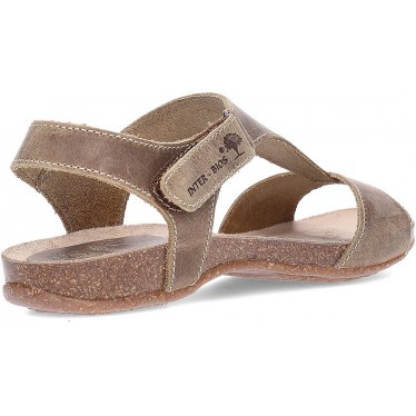 INTERBIOS 4420 Damensandalen KAKI