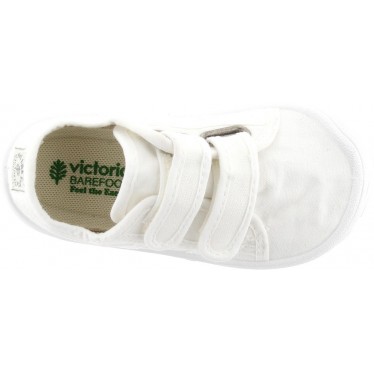 Barfuß-Sportschuhe für Kinder Victoria 1370111 Bosco Basket BLANCO