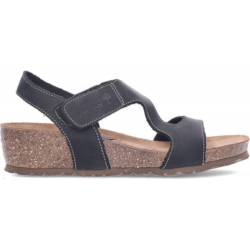 INTERBIOS 5316 Damensandalen NEGRO