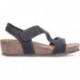 INTERBIOS 5316 Damensandalen NEGRO