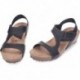 INTERBIOS 5316 Damensandalen NEGRO
