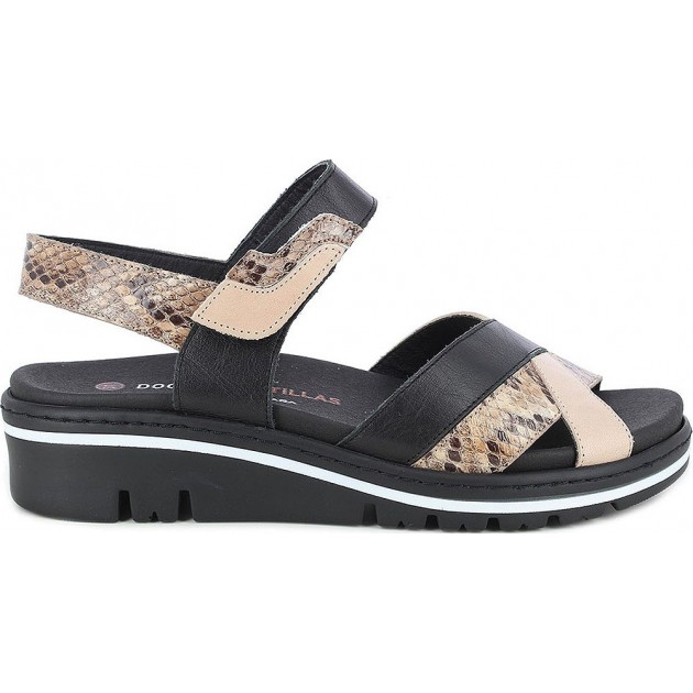 Doctor Cutillas 36133 Cross Damensandalen NEGRO_NUDE Doctor Cutillas 36133 Cross Damensandalen NEGRO_NUDE