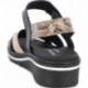 Doctor Cutillas 36133 Cross Damensandalen NEGRO_NUDE