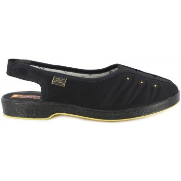 Doctor Cutillas 449 Selbstklebende Damensandale NEGRO