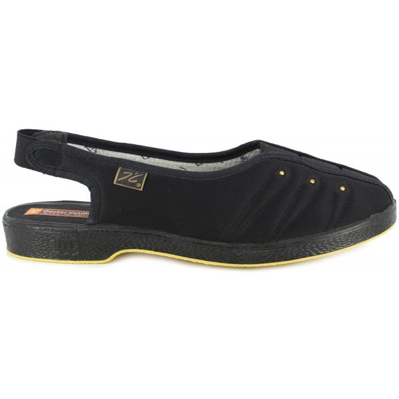Doctor Cutillas 449 Selbstklebende Damensandale NEGRO