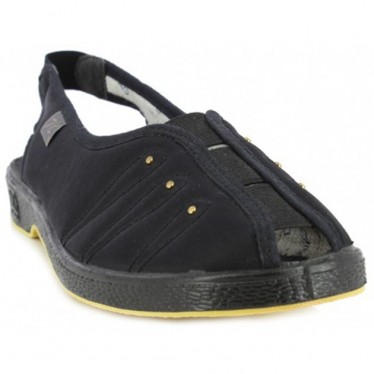 Doctor Cutillas 449 Selbstklebende Damensandale NEGRO