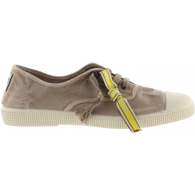 Victoria 1661102 Damen-Sportschuh aus gealtertem Canvas TAUPE Victoria 1661102 Damen-Sportschuh aus gealtertem Canvas TAUPE