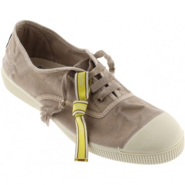 Victoria 1661102 Damen-Sportschuh aus gealtertem Canvas TAUPE