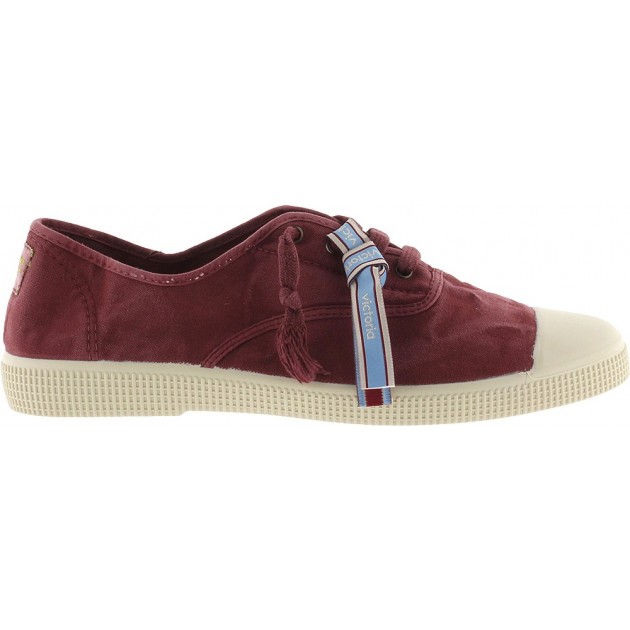 Victoria 1661102 Damen-Sportschuh aus gealtertem Canvas BURDEOS Victoria 1661102 Damen-Sportschuh aus gealtertem Canvas BURDEOS