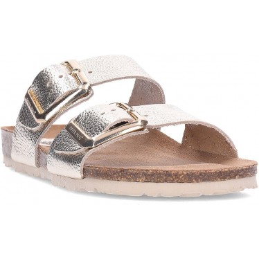 INTERBIOS 7232 Ledersandalen PLATINO