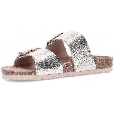 INTERBIOS 7232 Ledersandalen PLATINO