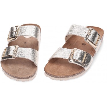 INTERBIOS 7232 Ledersandalen PLATINO