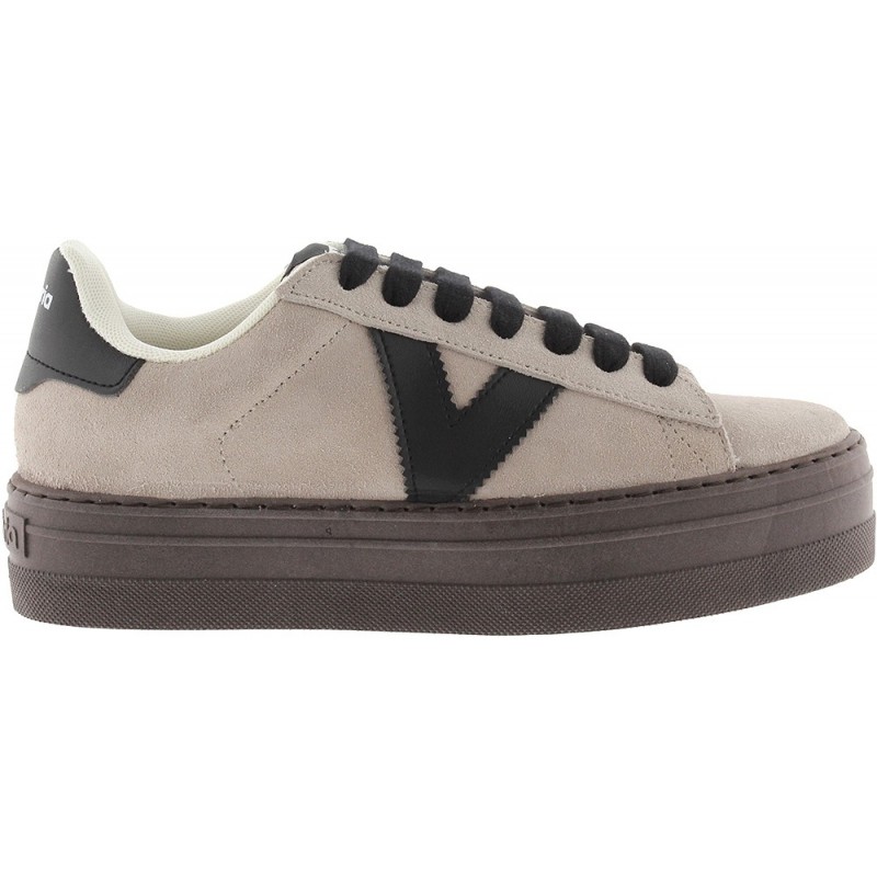 Victoria 1092171 Barcelona Wildleder Damen Sneakers BEIGE