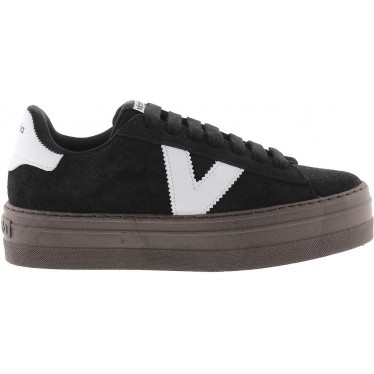 Victoria 1092171 Barcelona Wildleder Damen Sneakers NEGRO
