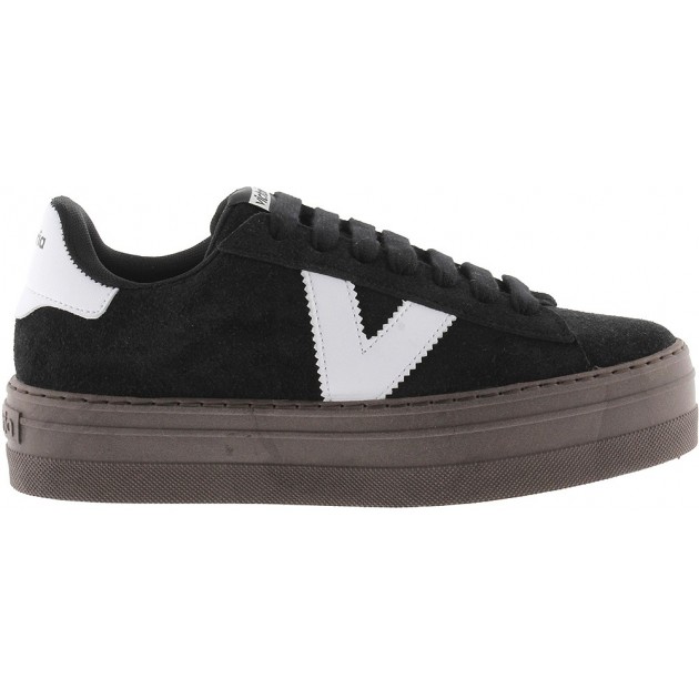 Victoria 1092171 Barcelona Wildleder Damen Sneakers NEGRO Victoria 1092171 Barcelona Wildleder Damen Sneakers NEGRO