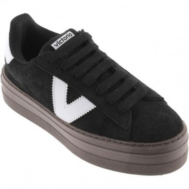 Victoria 1092171 Barcelona Wildleder Damen Sneakers NEGRO