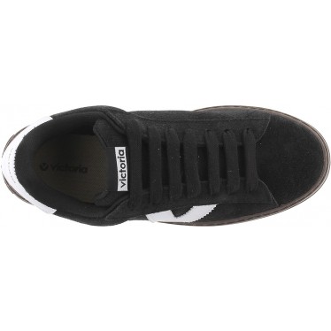 Victoria 1092171 Barcelona Wildleder Damen Sneakers NEGRO
