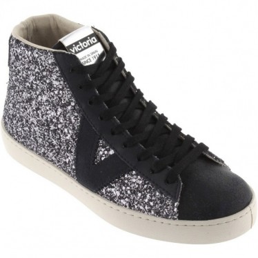 Victoria 1126189 Berlin Glitzer Damen Boot NEGRO